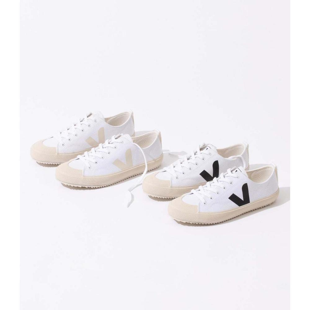 παπουτσια ανδρικα Veja NOVA CANVAS White/Black | GR 248NWY